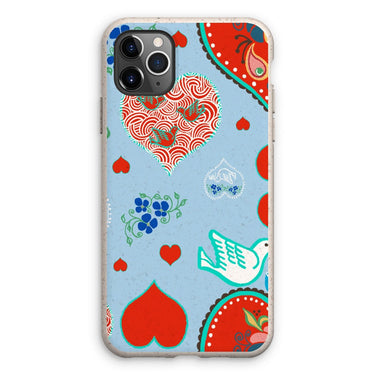 Nordic Folk Hearts Eco Phone Case - Loam & Lore